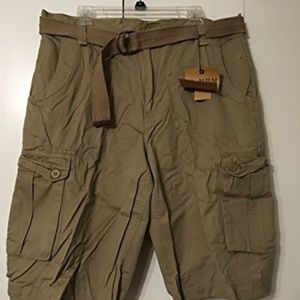 New NBM Gear Vintage Shorts Khaki Men 40 With Belt